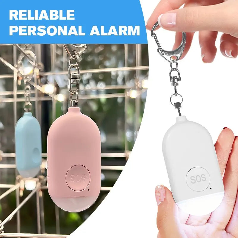Kids, Elderly Emergency SOS Personal Self Defense Alarm Keychain- Panic Button/Pull Pin Alert. 130 DB Loud