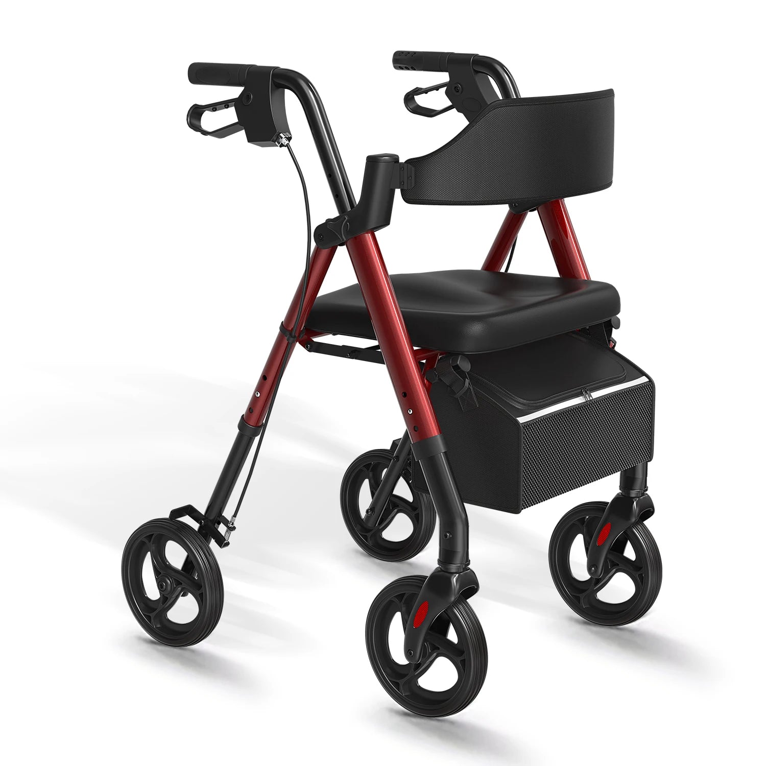 Foldable Rollator Walkers With Seat,