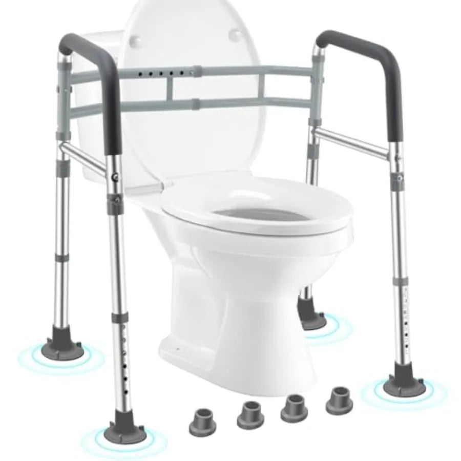 Adjustable Foldable Toilet Hand Rails