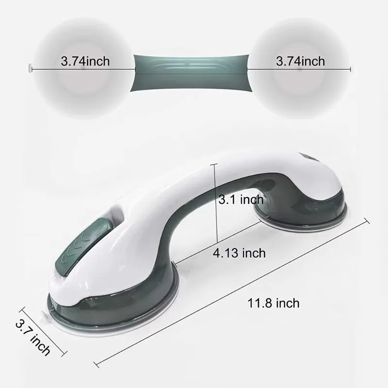 Vacuum Suction-Cup Grab Bar/Shower Handle