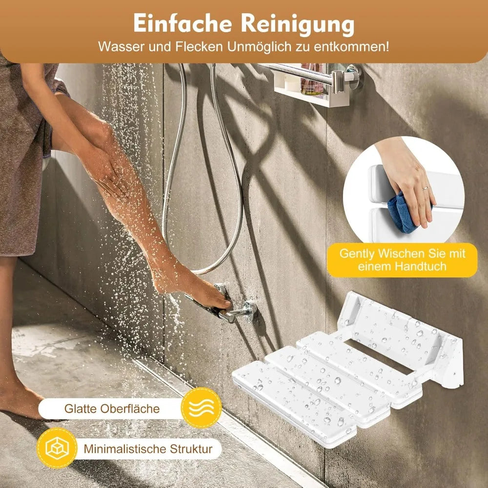 Wall Mounted Foldable Shower Seat