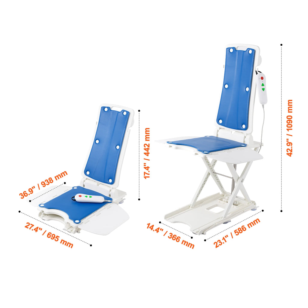 Electric Lift Chair off Floor, Height Adjustable, Support Up to 310 LBS,