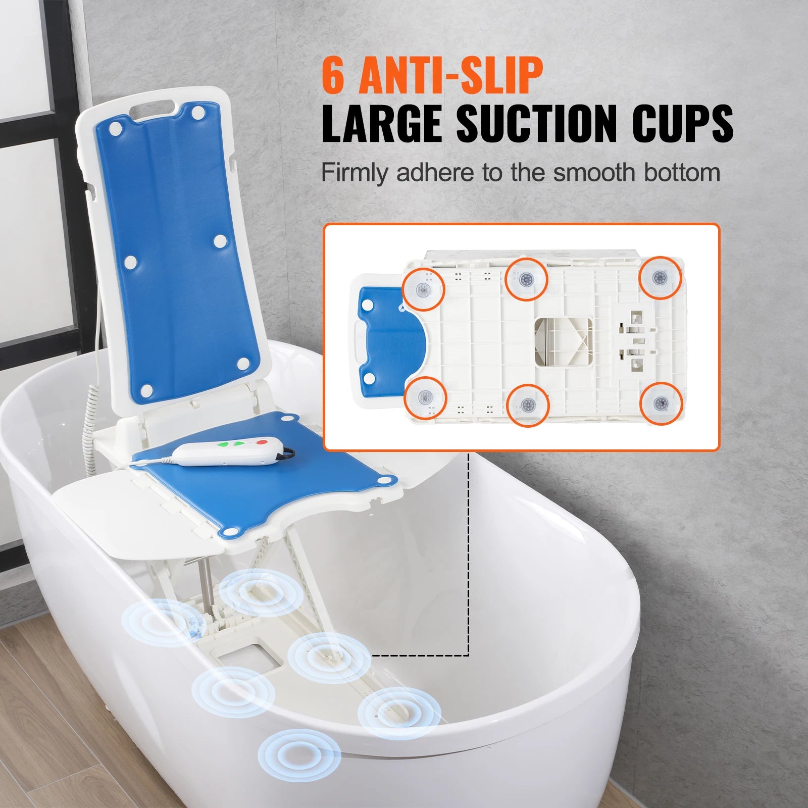 Electric Lift Chair off Floor, Height Adjustable, Support Up to 310 LBS,