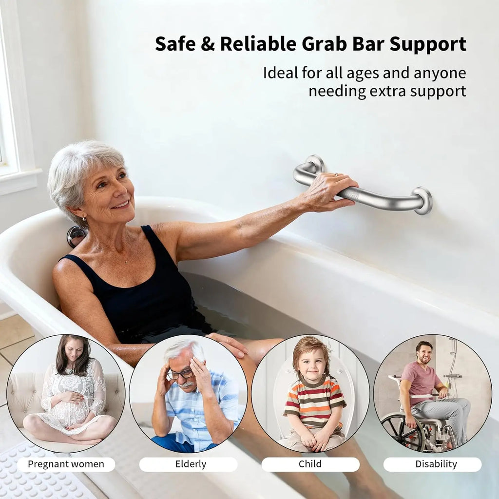 Textured Grab Bar for Bathtub/Shower/Toilet