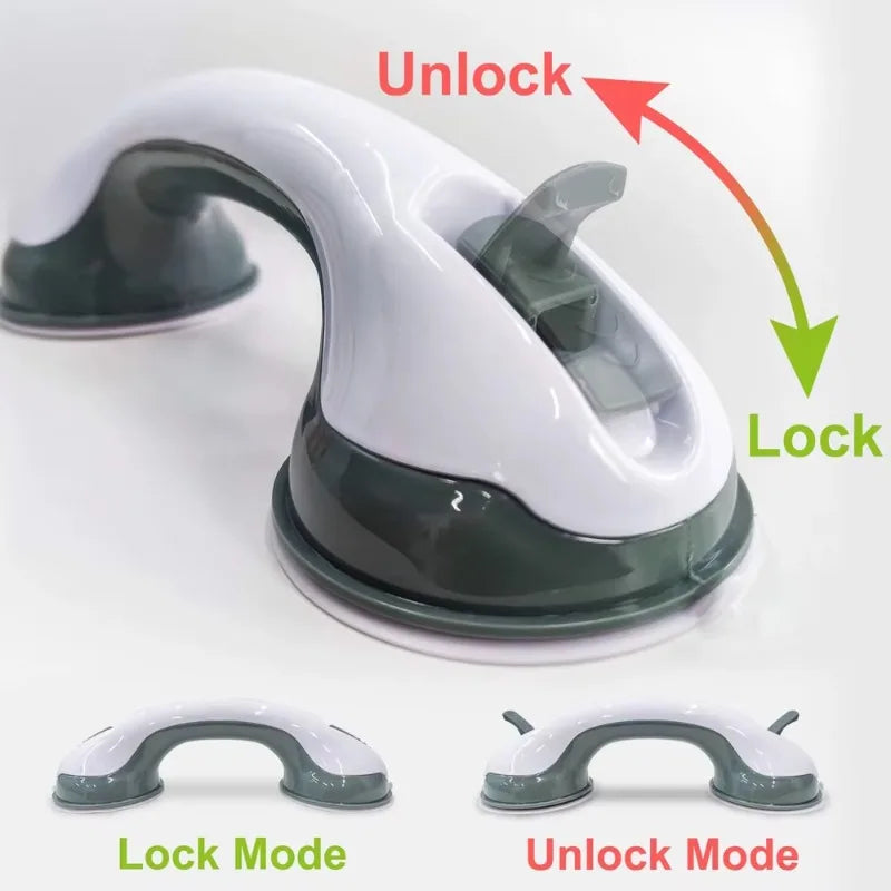 Vacuum Suction-Cup Grab Bar/Shower Handle