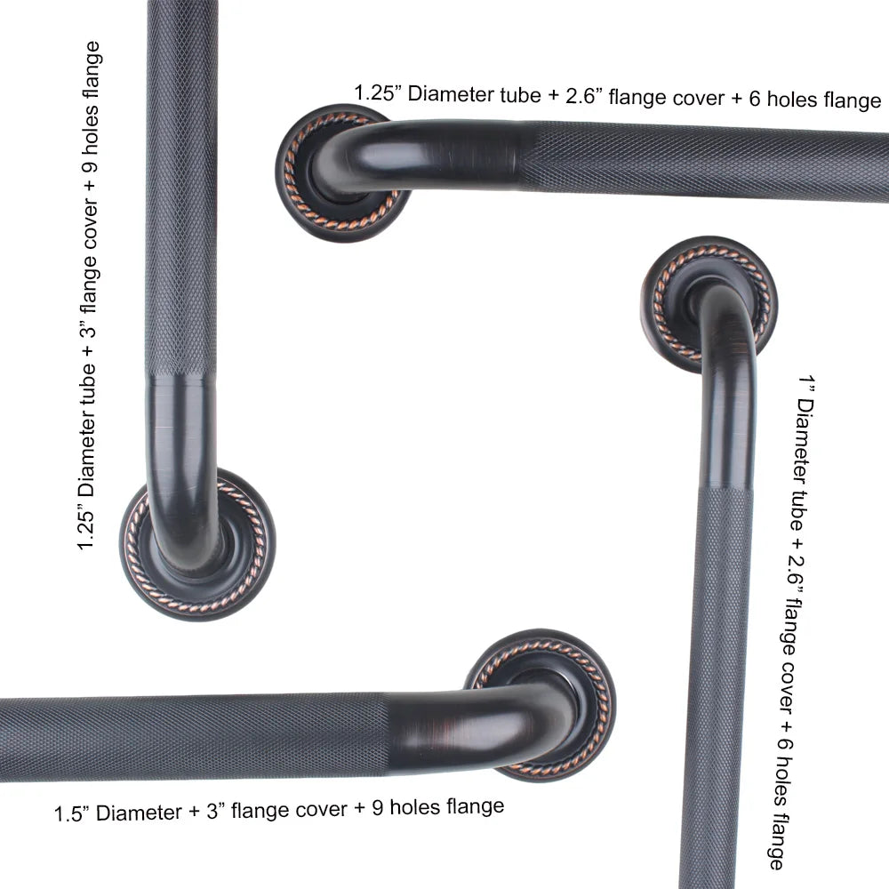 Textured Grab Bar for Bathtub/Shower Safety