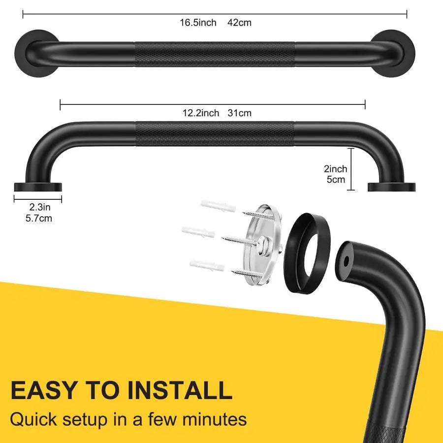 Stainless Steel Safety Shower Handle
