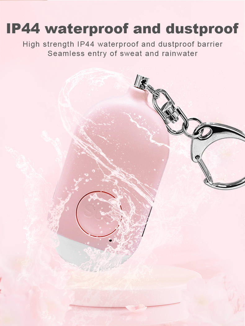 Kids, Elderly Emergency SOS Personal Self Defense Alarm Keychain- Panic Button/Pull Pin Alert. 130 DB Loud