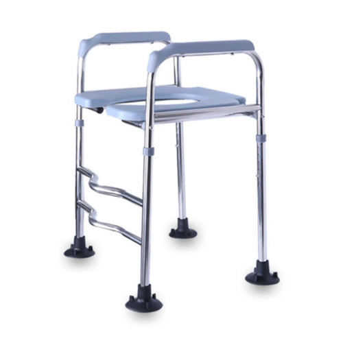 Adjustable Raised Toilet Seat With Armrests