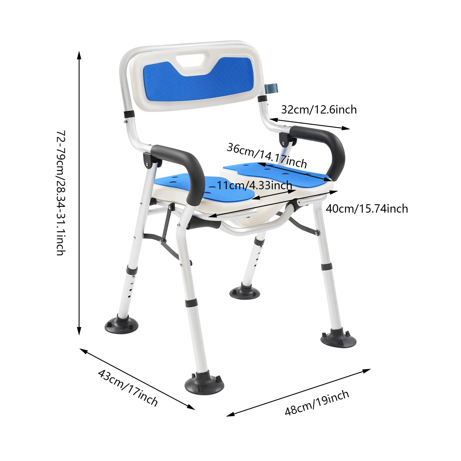 Heavy Duty Foldable Shower Chair