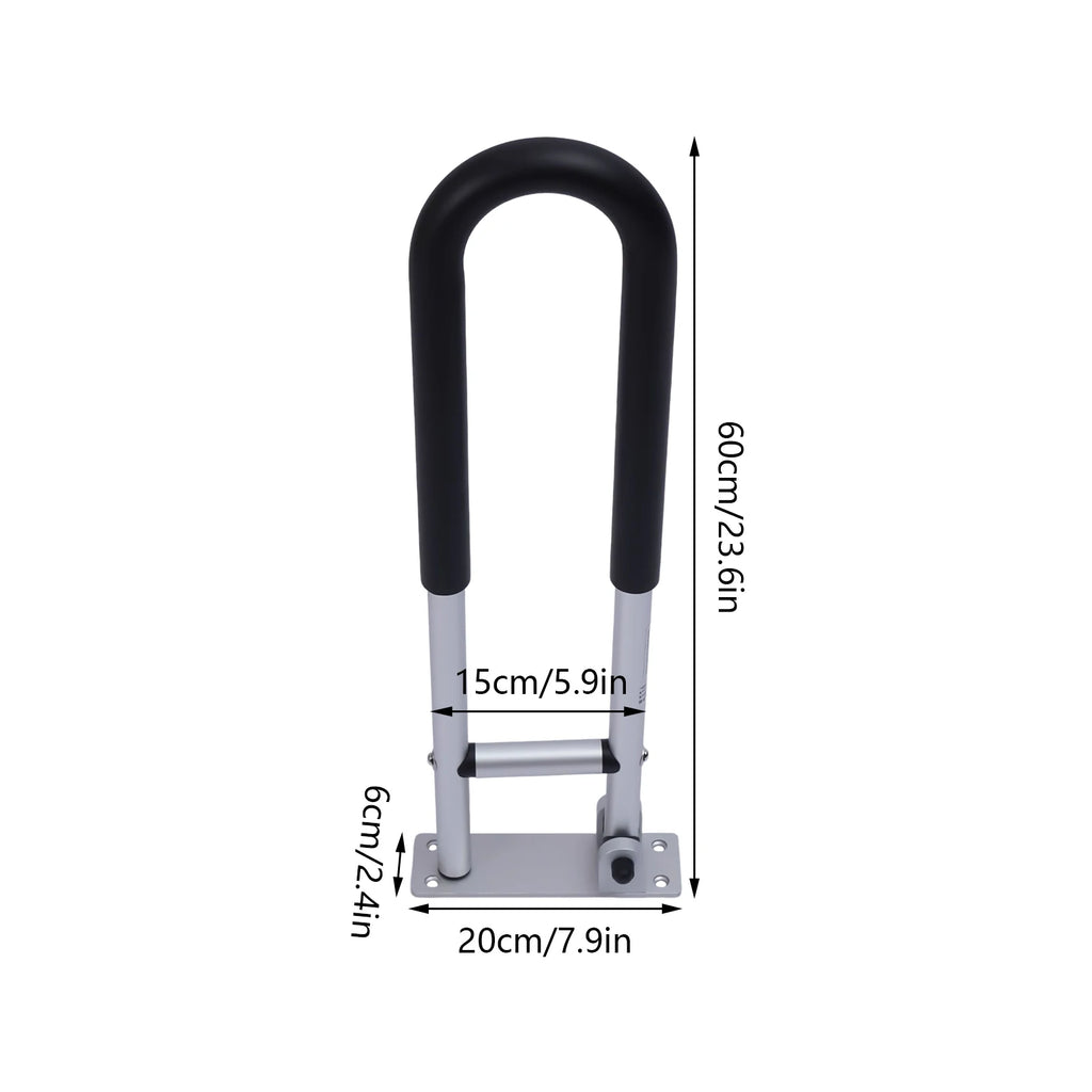 Foldable Toilet/Shower Safety Rails