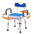 Adjustable Shower Chair with Armrest/Backrest