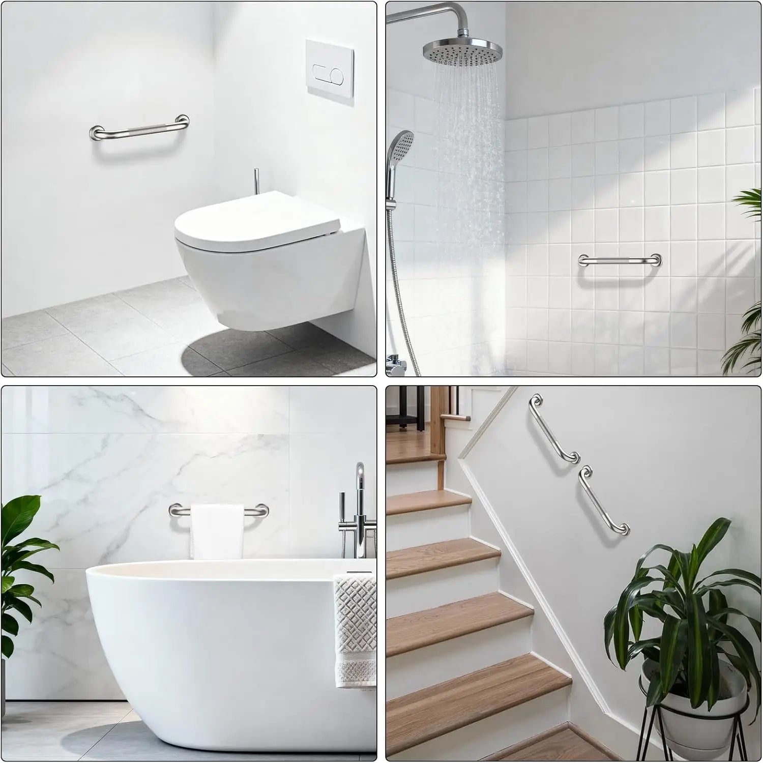 Textured Grab Bar for Bathtub/Shower/Toilet