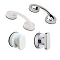 Safe Grip Handle, No Drilling, Suction Cup in Bathroom Bathtub Glass Door