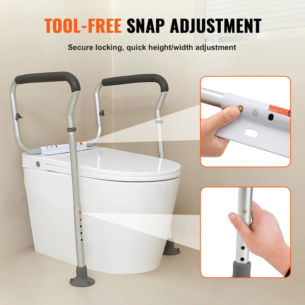 Adjustable Toilet Safety Seat Frame,