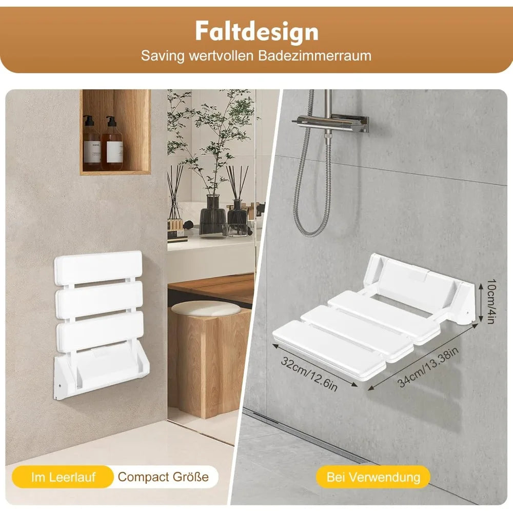 Wall Mounted Foldable Shower Seat