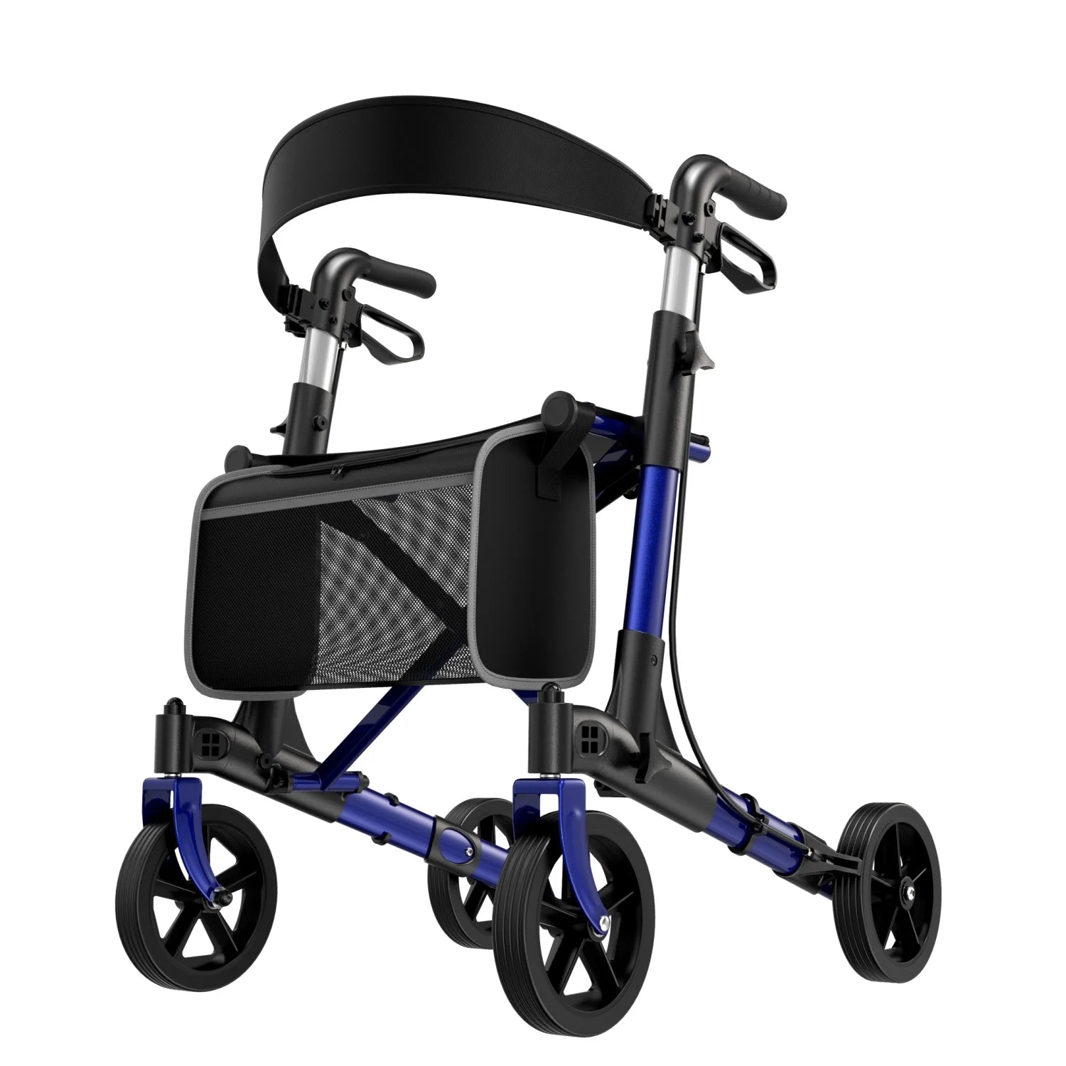 Foldable Rollator Walker With Seat,