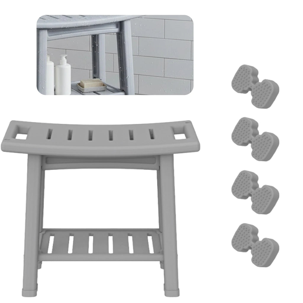 Shower Bench with Shower Head Holder