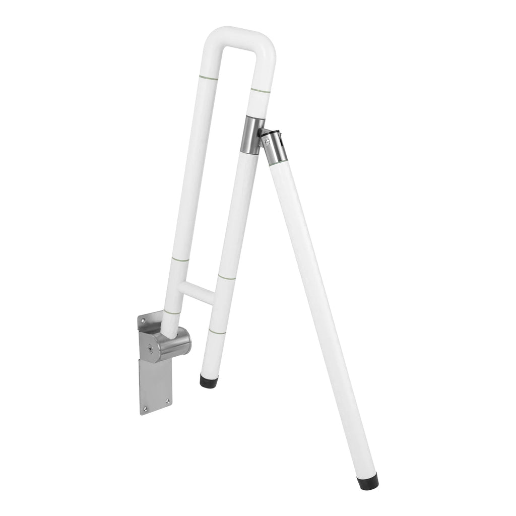 Foldable Drop down Toilet Grab Bar, Non-slip Toilet Bar