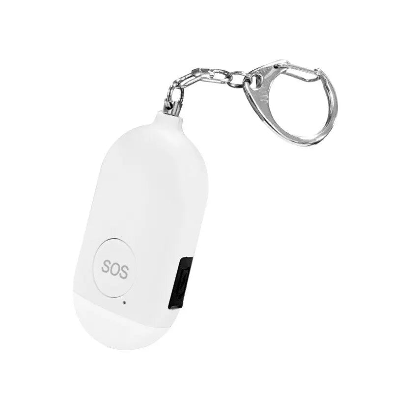 Kids, Elderly Emergency SOS Personal Self Defense Alarm Keychain- Panic Button/Pull Pin Alert. 130 DB Loud