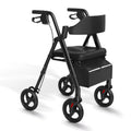 Height Adjustable 4 wheel Walker, Foldable Walker With Seat,