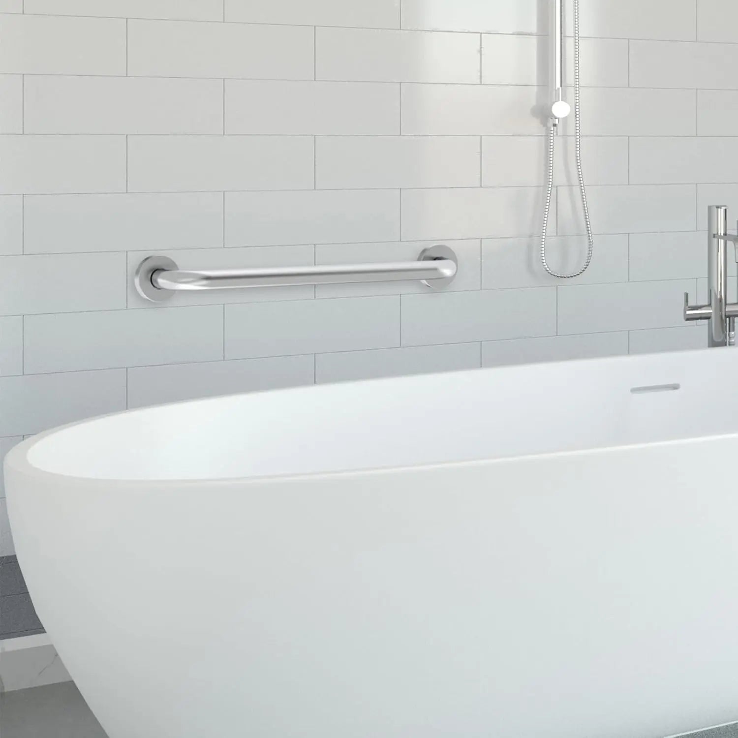 Textured Safety Grab Bar for Shower/Tub/Toilet.