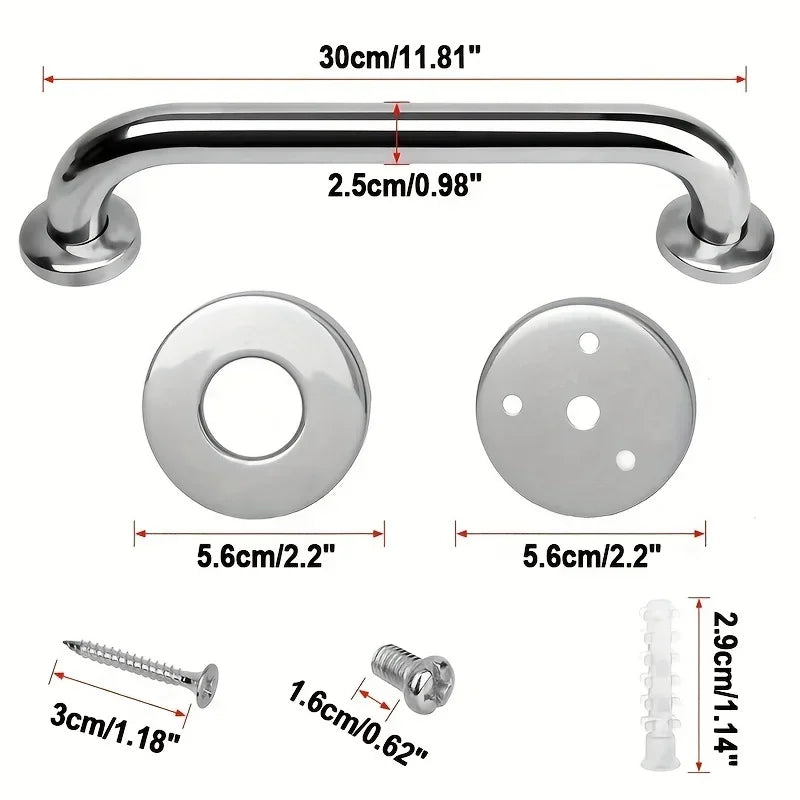 Stainless Steel Handrails 2pcs/1pcs